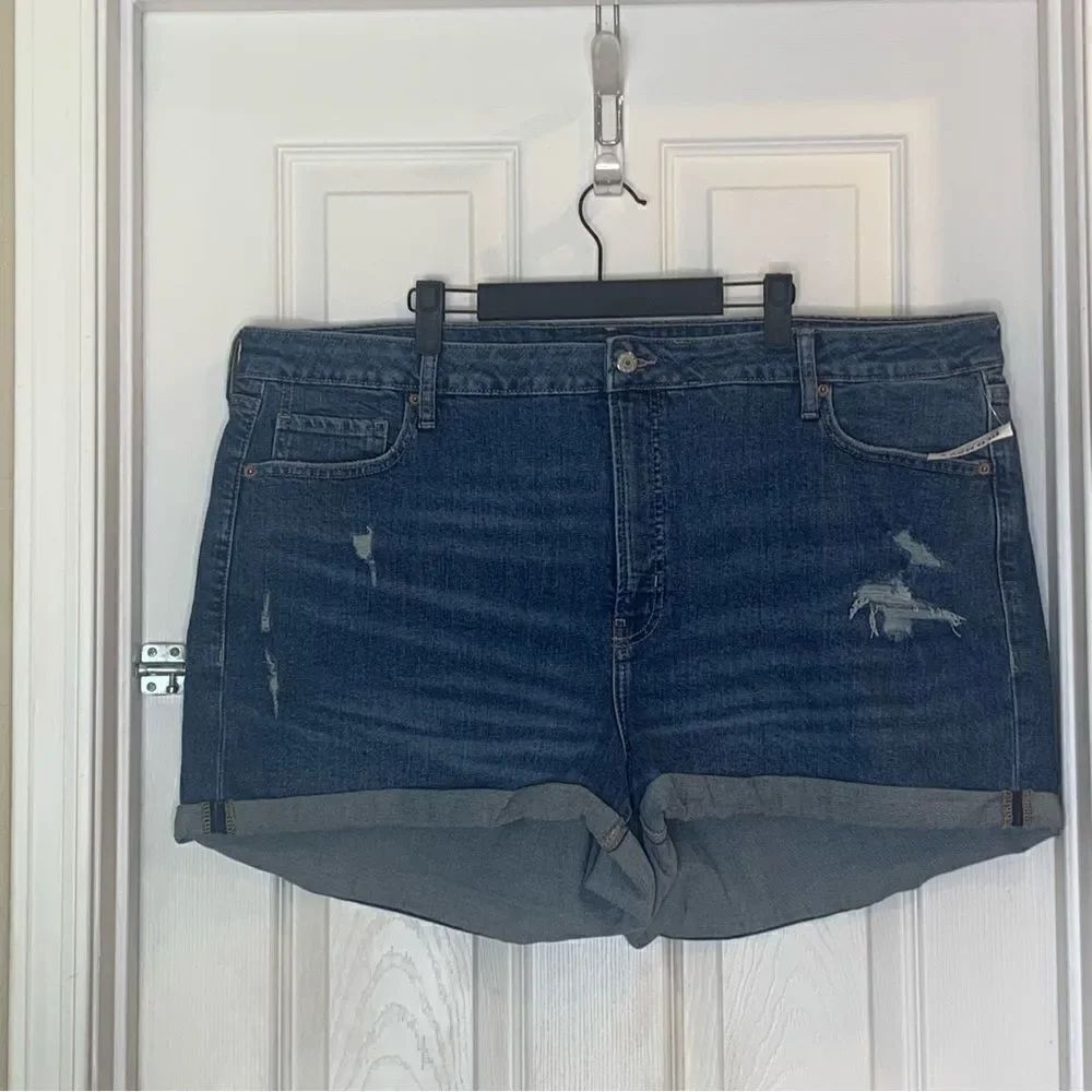 Old Navy OG Straight Hi-Rise Jean Shorts Size 24